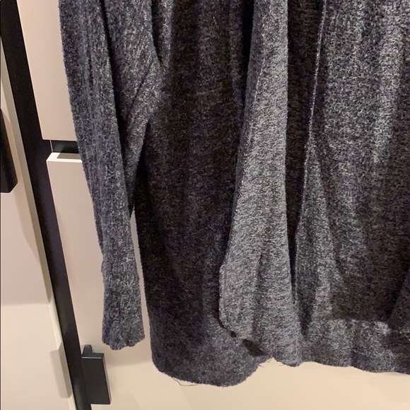 Grey hooded cardigan - Picture 2 of 3